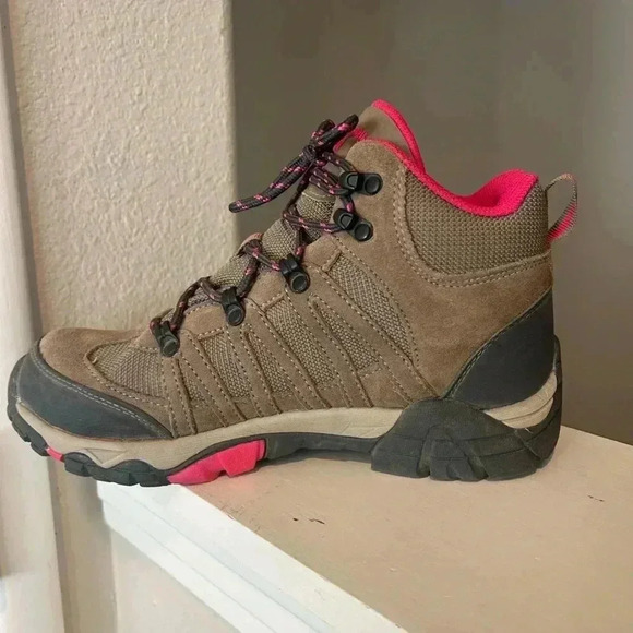 Bearpaw Women's Ridgewood Mid Suede Hiking Boots LV5 Cocoa Size US: 8 - Picture 3 of 9